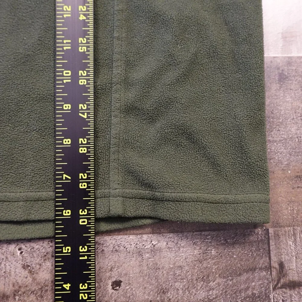 L.L. Bean Quarter Zip Fleece Pullover Men’s XL‎ Tall Olive Green Outdoor